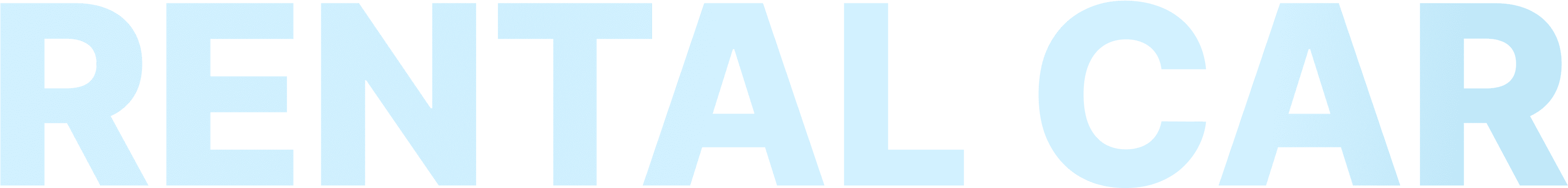 「RENTAL CAR」と大きく表示されたロゴ画像